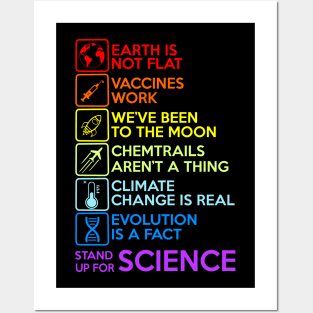 Stand Up For Science Posters and Art